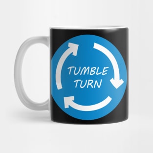 Tumble Turn Road Sign Mug